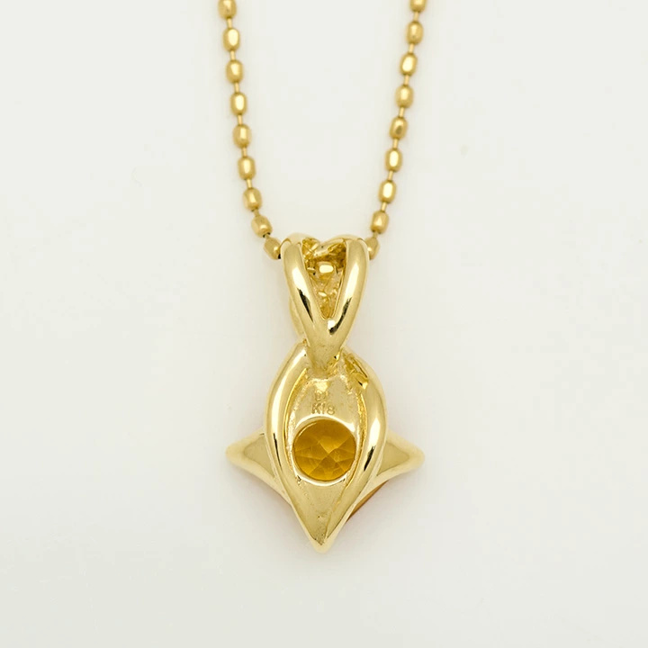 umu -アム- FINE JEWELRY STUIDIOシトリン ペンダントトップ 「liana」pn0241_u.jpg