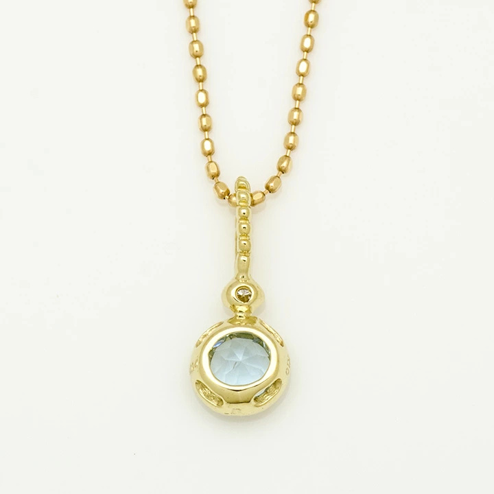 umu -アム- FINE JEWELRY STUIDIOアクアマリン ダイヤモンド ペンダントトップ 「marina」pn0245_u.jpg