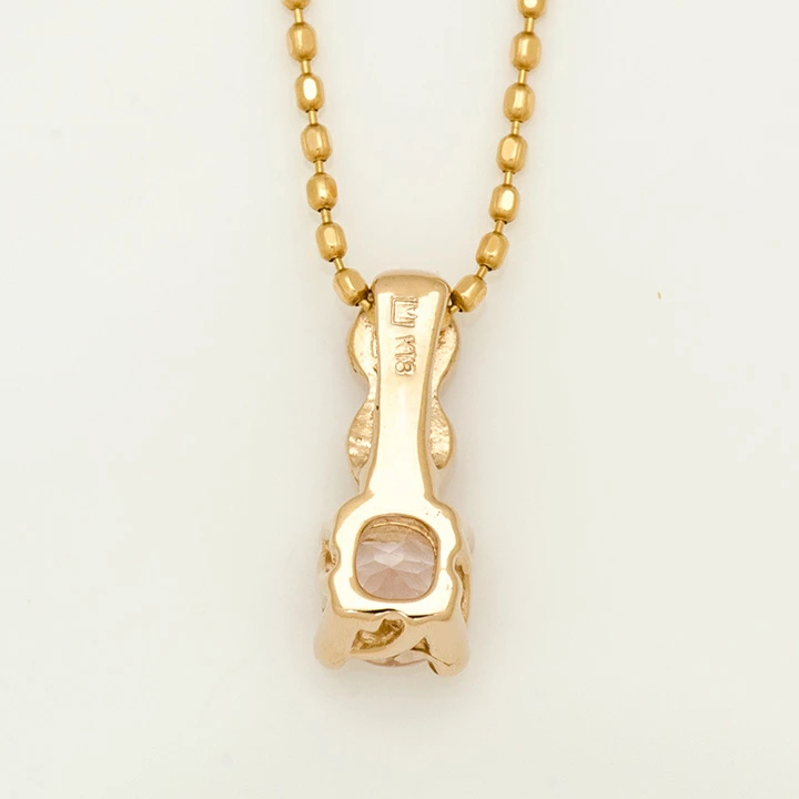 umu -アム- FINE JEWELRY STUIDIOモルガナイト バラモチーフ ペンダントトップ 「rosa」pn0254_u.jpg