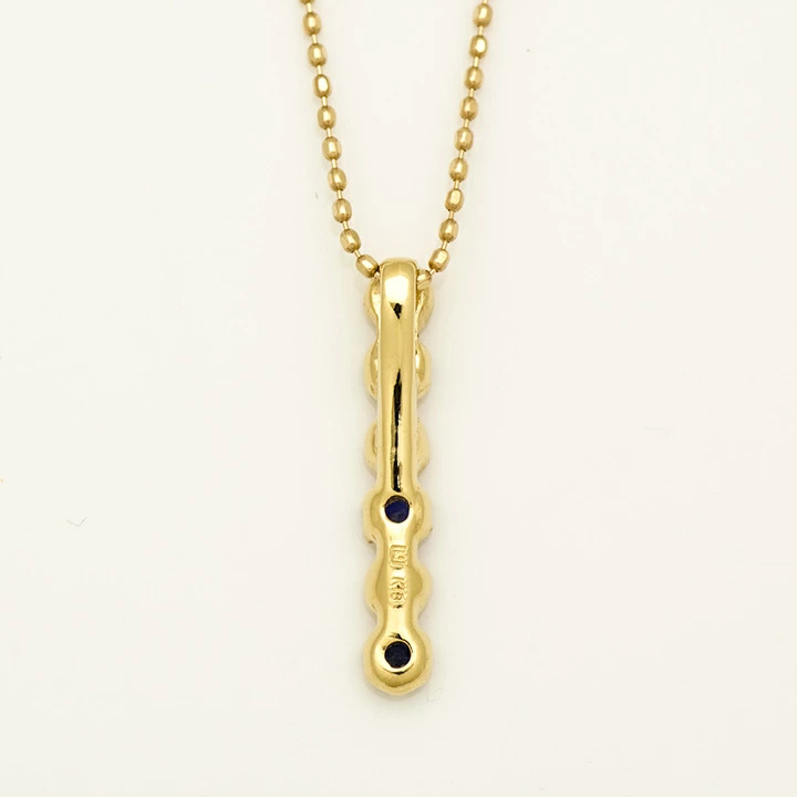 umu -アム- FINE JEWELRY STUIDIOブルーサファイア バラモチーフ ペンダントトップ 「rosa」pn0262_u.jpg