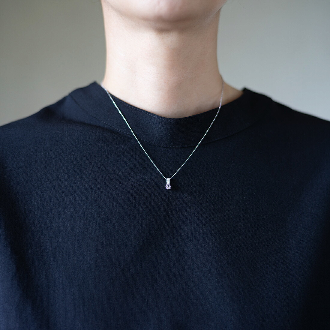 umu -アム- FINE JEWELRY STUIDIOモルガナイト ダイヤモンド ペンダントトップ 「fiorito」pn0267_i2.jpg