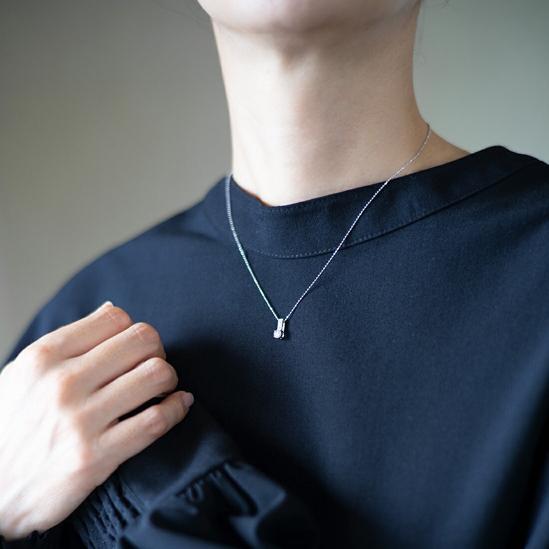 umu -アム- FINE JEWELRY STUIDIOモルガナイト ダイヤモンド ペンダントトップ 「fiorito」pn0267_i3.jpg