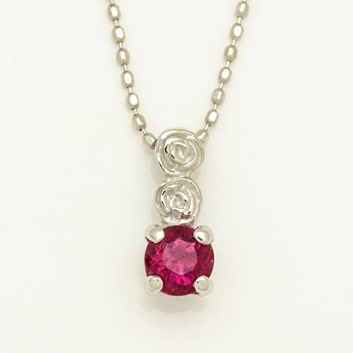 umu -アム- FINE JEWELRY STUIDIOルベライト バラモチーフ ペンダントトップ 「rosa」pn0271_m.jpg