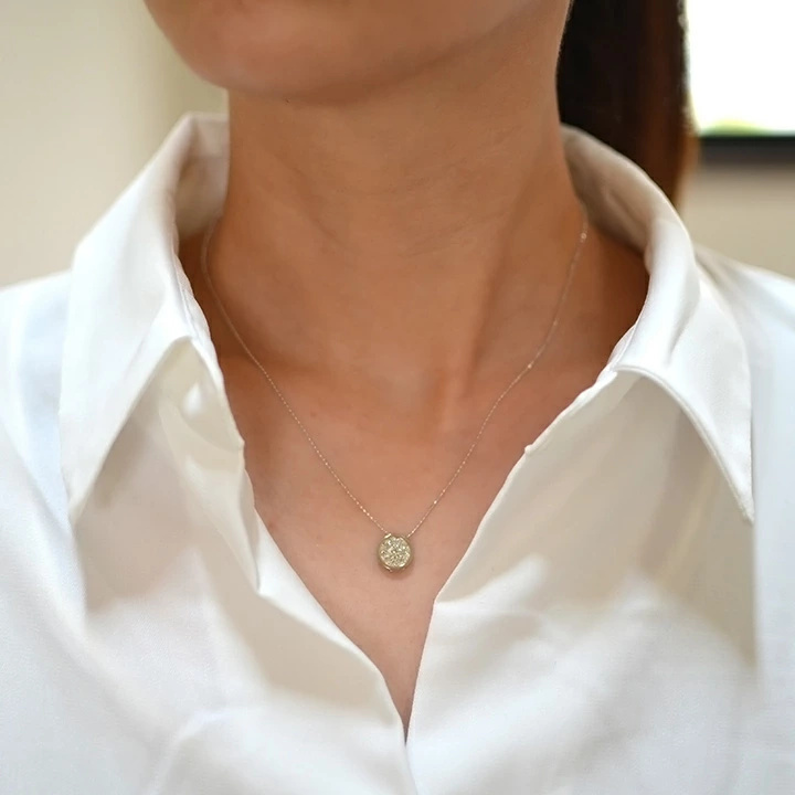 umu -アム- FINE JEWELRY STUIDIOブラウンダイヤ 0.2ct サークルモチーフ ペンダント 「eleganza」pn0276_i2.jpg