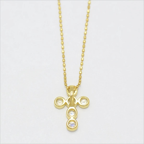 umu -アム- FINE JEWELRY STUIDIOブルームーンストーン クロス ペンダントトップ 「dolce」pn0284_u.jpg