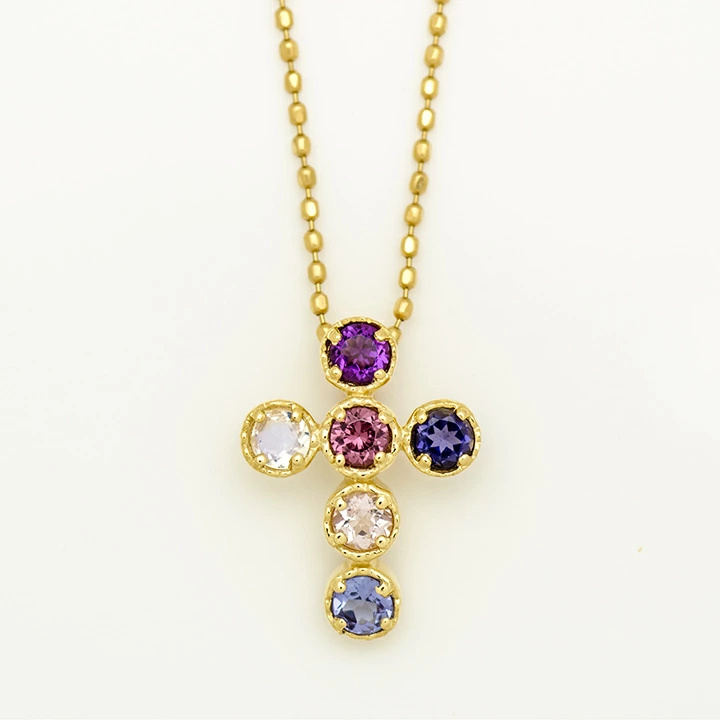 umu -アム- FINE JEWELRY STUIDIOスイートカラー クロスモチーフ ペンダントトップ 「dolce」pn0285_m.jpg