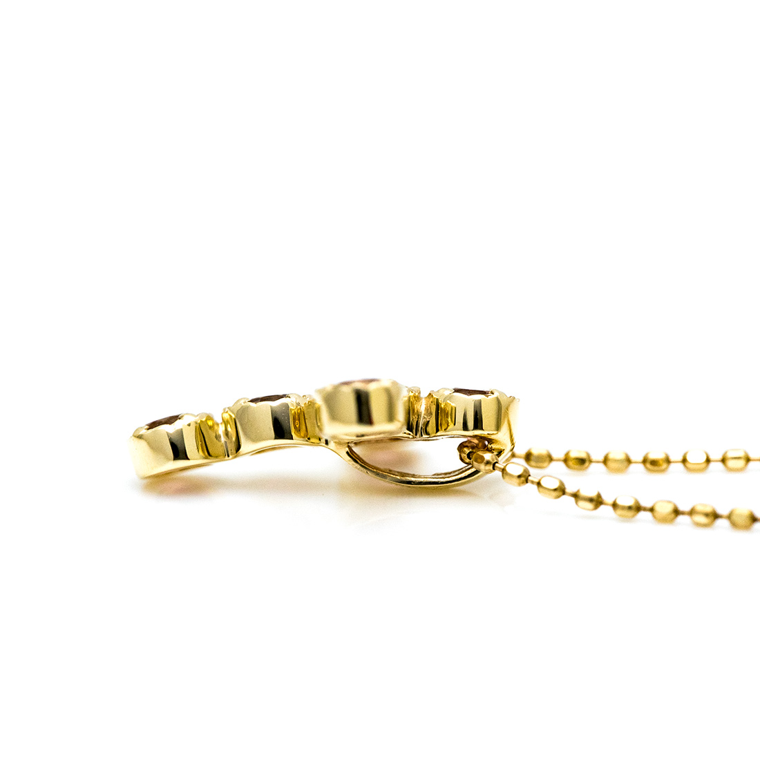 umu -アム- FINE JEWELRY STUIDIOK18 アンダルサイト ペンダントトップ クロスモチーフ  「dolce」pn0287_s.jpg