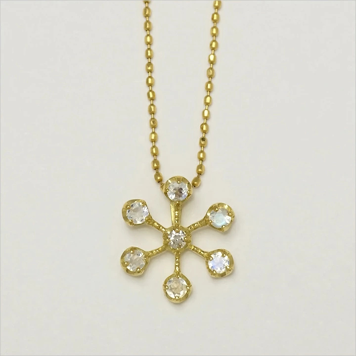 umu -アム- FINE JEWELRY STUIDIOブルームーンストーン ダイヤモンド ペンダントトップ 「neve」pn0295_m.jpg