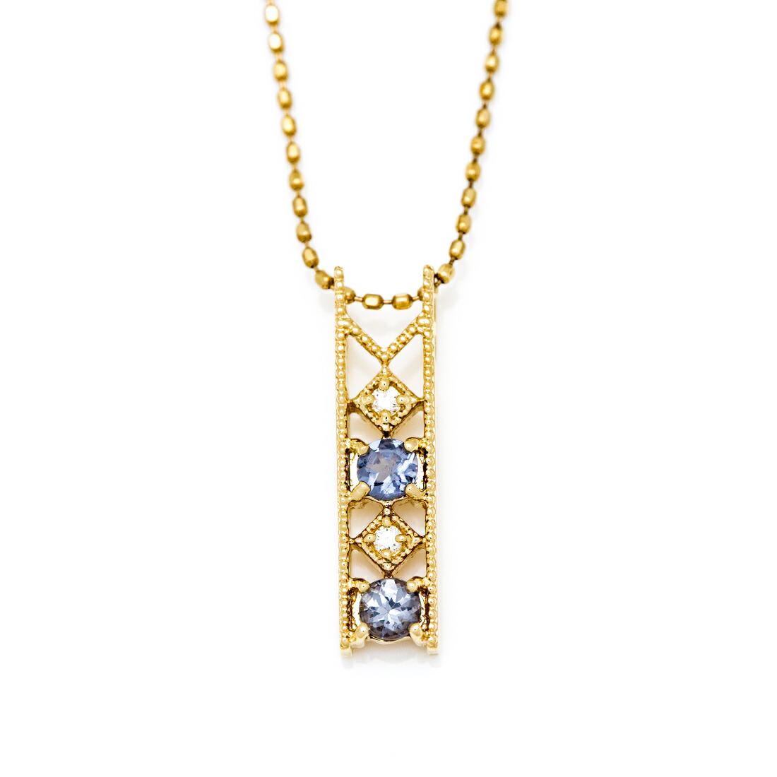 umu -アム- FINE JEWELRY STUIDIOカラーチェンジガーネット ダイヤ ペントップ 「blonda」pn0297_m.jpg