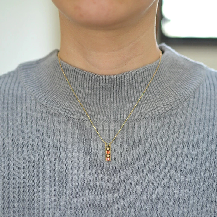 umu -アム- FINE JEWELRY STUIDIOレディッシュサファイア ダイヤ ペントップ 「blonda」pn0300_i2.jpg