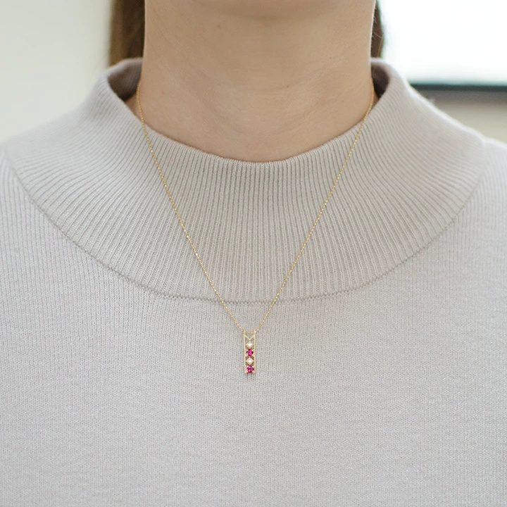 umu -アム- FINE JEWELRY STUIDIOルベライト ダイヤモンド ペンダントトップ 「blonda」pn0303_i2.jpg