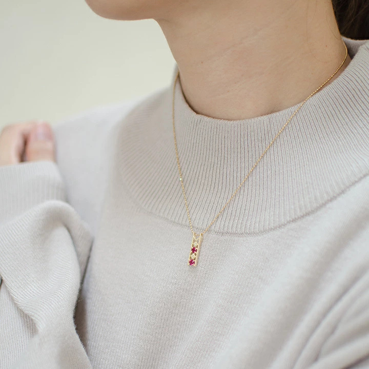 umu -アム- FINE JEWELRY STUIDIOルベライト ダイヤモンド ペンダントトップ 「blonda」pn0303_i3.jpg