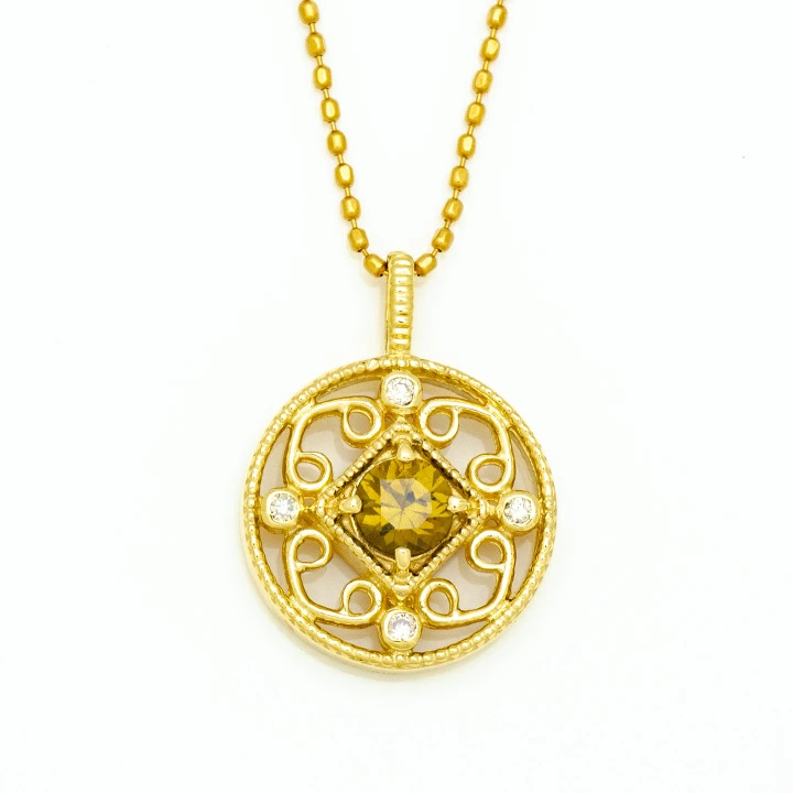 umu -アム- FINE JEWELRY STUIDIOスフェーン ダイヤモンド ペンダントトップ 「valzer」pn0309_m.jpg