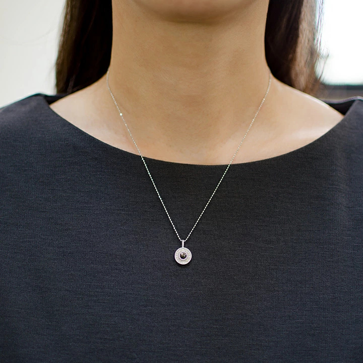 umu -アム- FINE JEWELRY STUIDIOブラックダイヤモンド ダイヤ ペンダントトップ 「cosmo」pn0313_i2.jpg