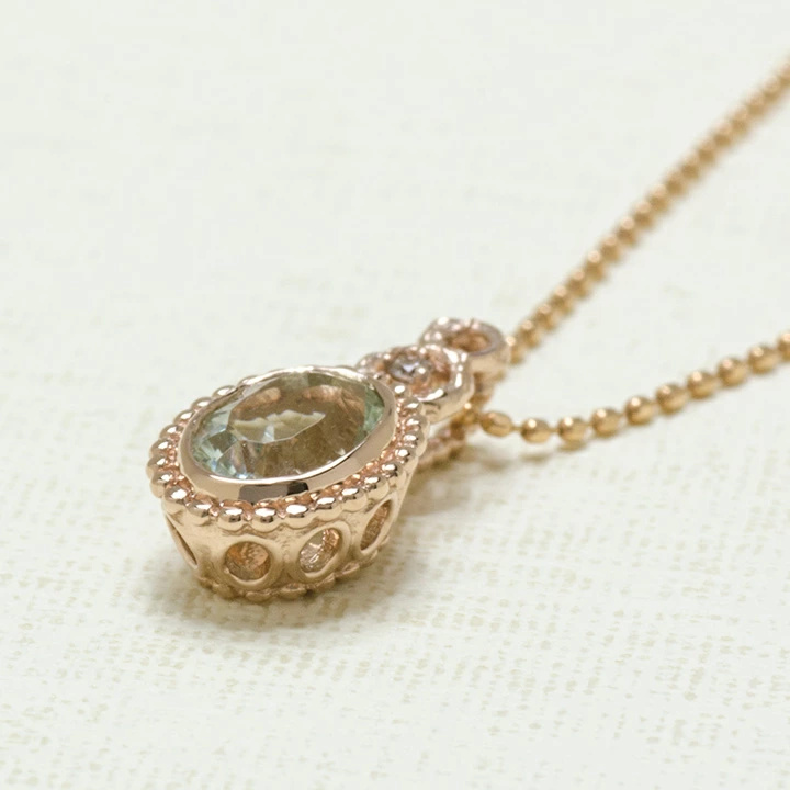 umu -アム- FINE JEWELRY STUIDIOグリーンアメシスト ダイヤ ペントップ 「driade」pn0319_kanban2.jpg