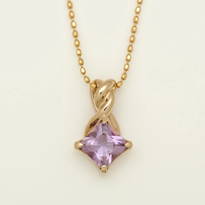 umu -アム- FINE JEWELRY STUIDIOピンクアメシスト ペンダントトップ 「liana」pn0328_m.jpg
