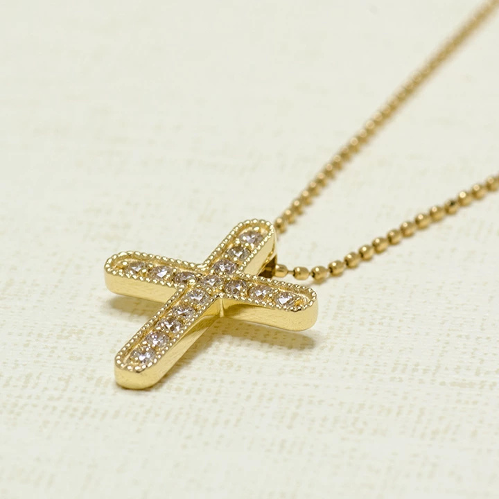 umu -アム- FINE JEWELRY STUIDIOダイヤモンド クロスモチーフ ペンダントトップ 「croce」pn0331_kanban2.jpg
