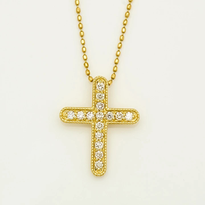 umu -アム- FINE JEWELRY STUIDIOダイヤモンド クロスモチーフ ペンダントトップ 「croce」pn0331_m.jpg