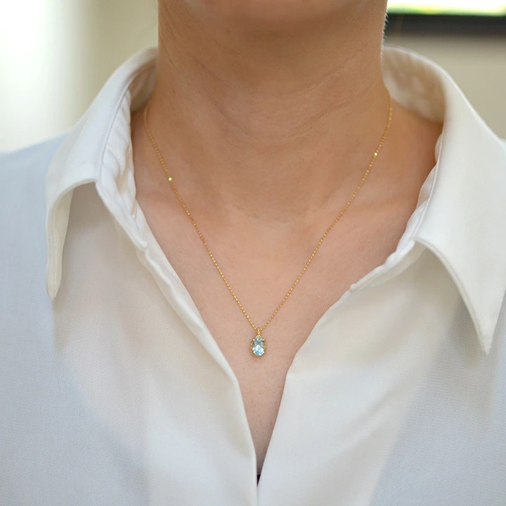 umu -アム- FINE JEWELRY STUIDIOブルートパーズ ペンダントトップ 「fresco」pn0340_i2.jpg