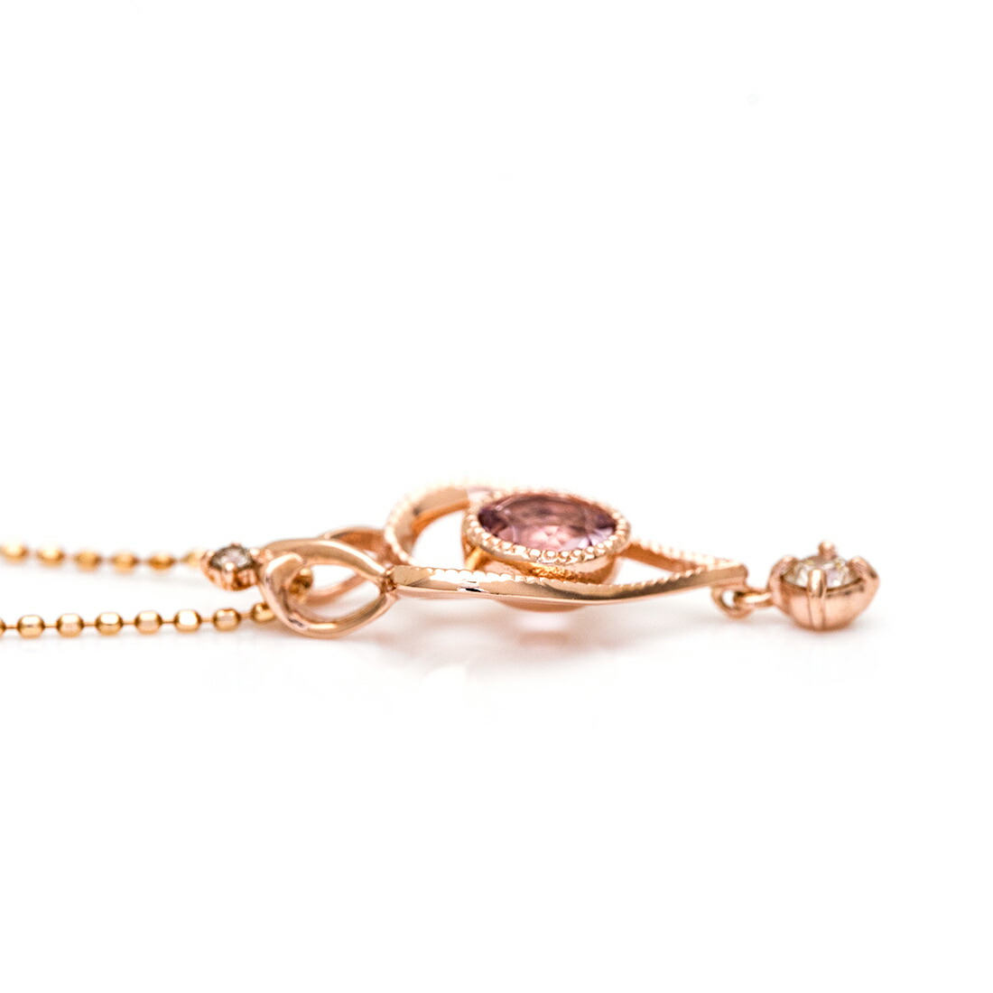 umu -アム- FINE JEWELRY STUIDIOモルガナイト ダイヤモンド ペンダントトップ 「angela」pn0343_s.jpg