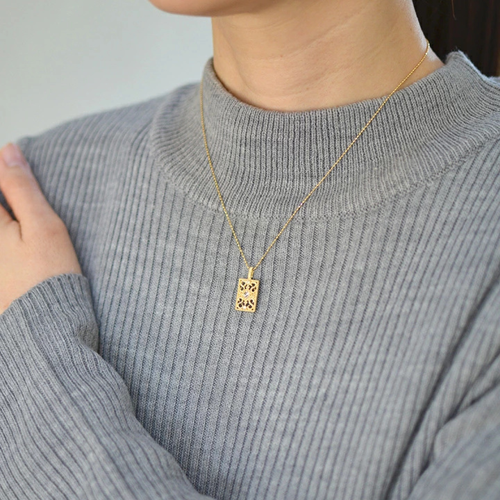 umu -アム- FINE JEWELRY STUIDIOローズカット ダイヤモンド ペンダントトップ 「rosaio」pn0346_i3.jpg