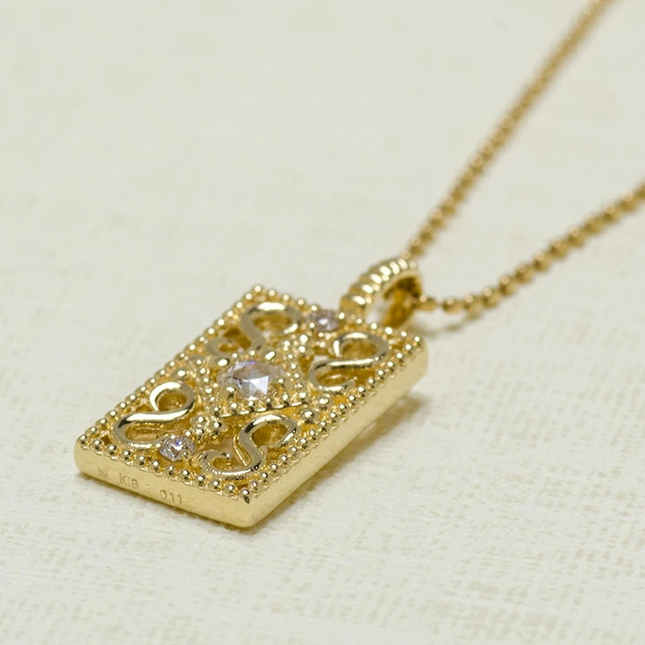 umu -アム- FINE JEWELRY STUIDIOローズカット ダイヤモンド ペンダントトップ 「rosaio」pn0346_kanban2.jpg