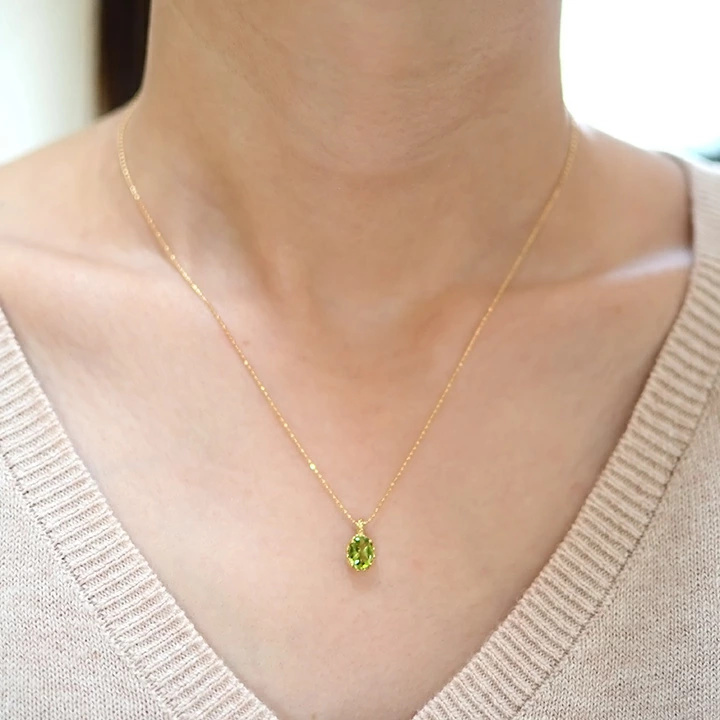 umu -アム- FINE JEWELRY STUIDIOペリドット ペンダントトップ 「fresco」pn0347_i2.jpg