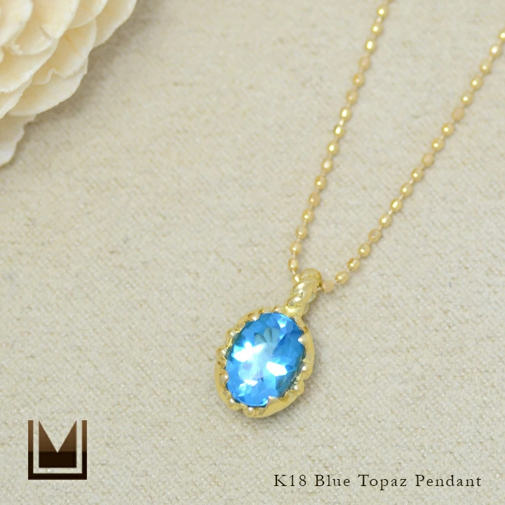 umu -アム- FINE JEWELRY STUIDIOブルートパーズ ペンダントトップ 「fresco」pn0348_1.jpg