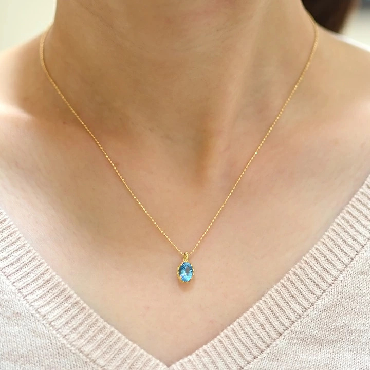 umu -アム- FINE JEWELRY STUIDIOブルートパーズ ペンダントトップ 「fresco」pn0348_i2.jpg