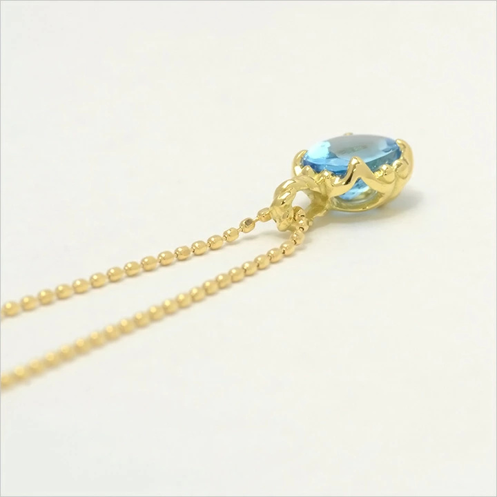 umu -アム- FINE JEWELRY STUIDIOブルートパーズ ペンダントトップ 「fresco」pn0348_s.jpg