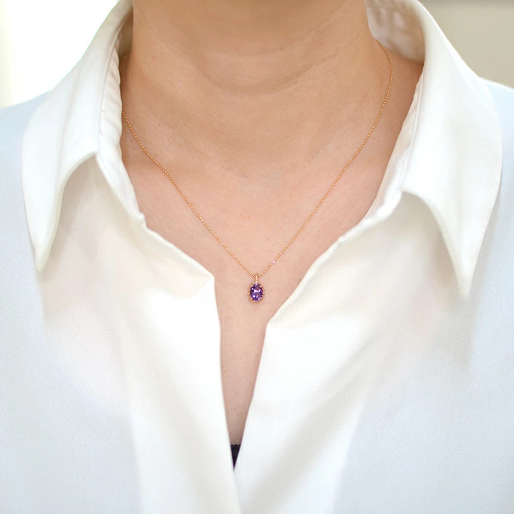 umu -アム- FINE JEWELRY STUIDIOアメシスト ペンダントトップ 「fresco」pn0349_i2.jpg