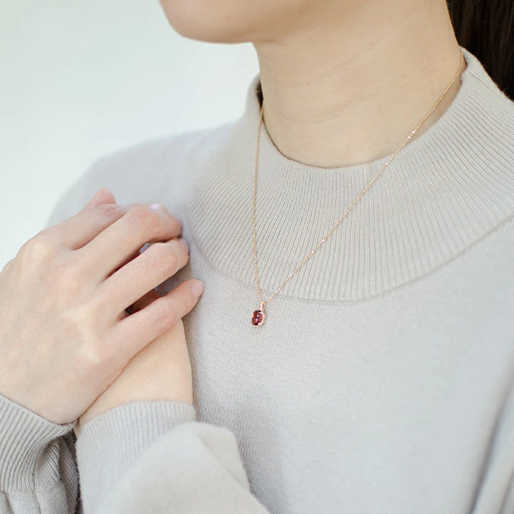 umu -アム- FINE JEWELRY STUIDIOガーネット ペンダントトップ 「fresco」pn0350_i3.jpg
