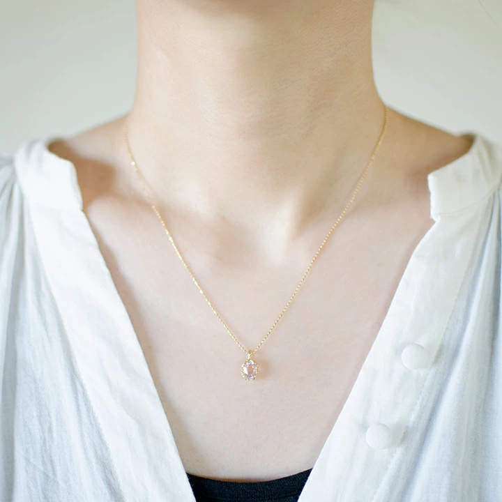 umu -アム- FINE JEWELRY STUIDIOクンツァイト ペンダントトップ 「fresco」pn0354_i2.jpg