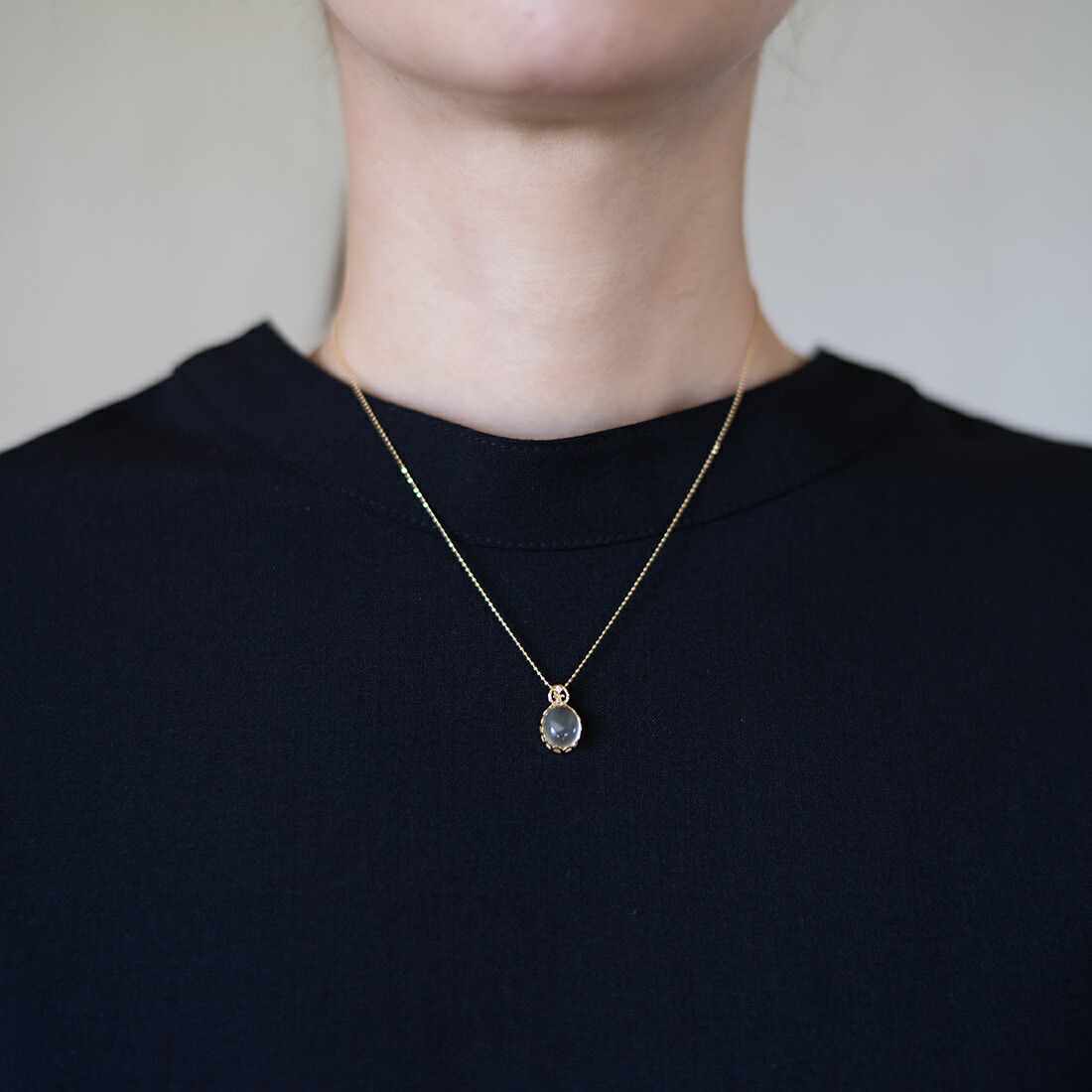 umu -アム- FINE JEWELRY STUIDIOムーンストーン ダイヤモンド ペンダントトップ 「doma」pn0359_i2.jpg