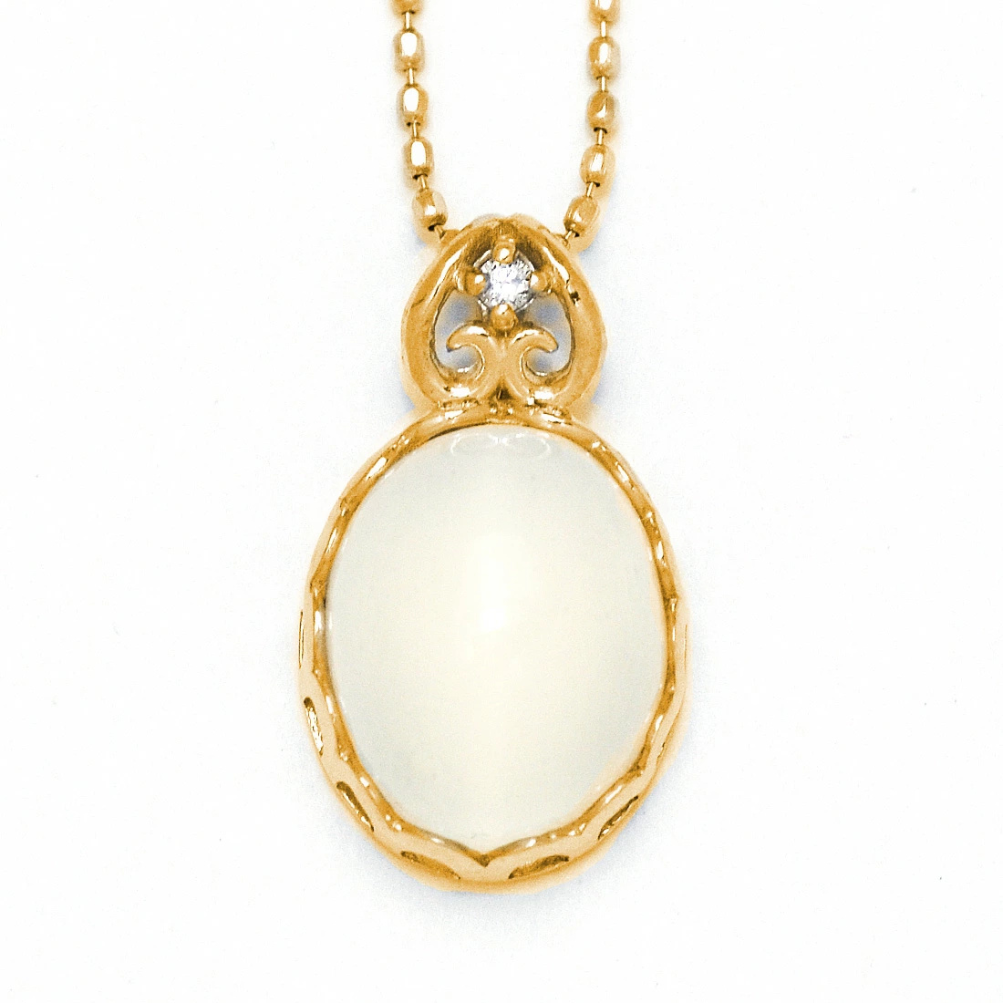 umu -アム- FINE JEWELRY STUIDIOムーンストーン ダイヤモンド ペンダントトップ 「doma」pn0359_pg.jpg