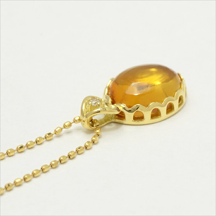 umu -アム- FINE JEWELRY STUIDIOK18 シトリン ダイヤモンド ペンダントトップ 「doma」pn0360_s.jpg