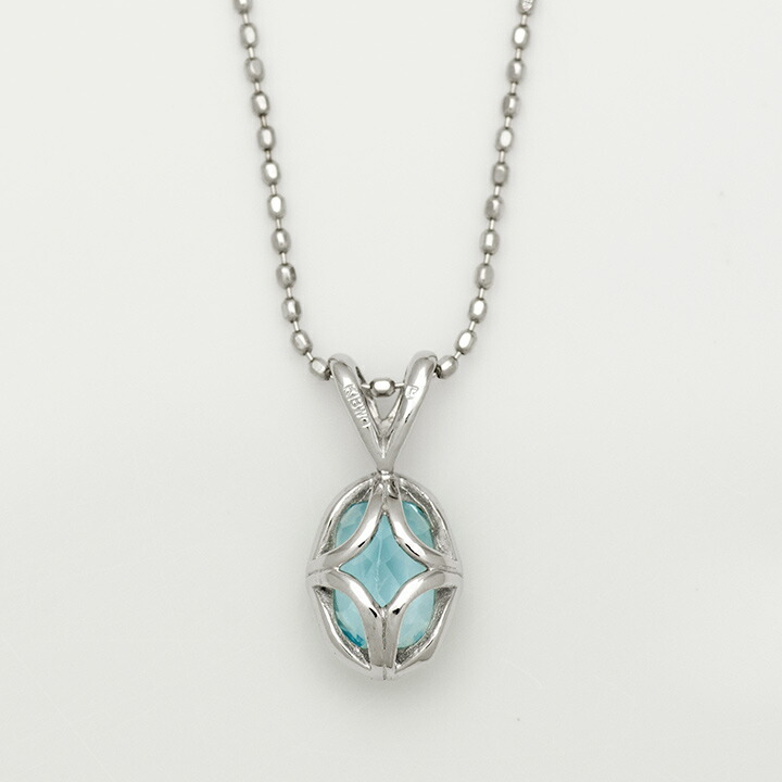 umu -アム- FINE JEWELRY STUIDIOK18 ブルートパーズ ペンダントトップ 「drop」pn0368_u.jpg