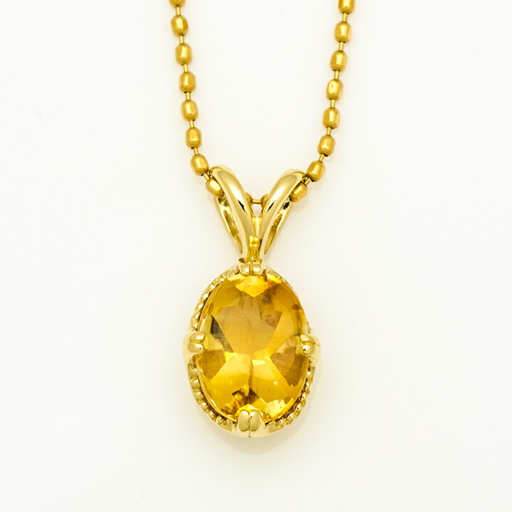 umu -アム- FINE JEWELRY STUIDIOK18 シトリン ペンダントトップ 「drop」pn0370_m.jpg
