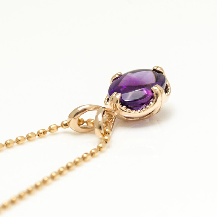umu -アム- FINE JEWELRY STUIDIOK18 アメシスト ペンダントトップ 「drop」pn0371_s.jpg