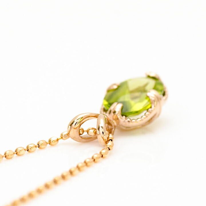 umu -アム- FINE JEWELRY STUIDIOK18 ペリドット ペンダントトップ 「drop」pn0372_s.jpg