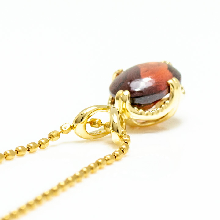 umu -アム- FINE JEWELRY STUIDIOK18 ガーネット ペンダントトップ 「drop」pn0373_s.jpg