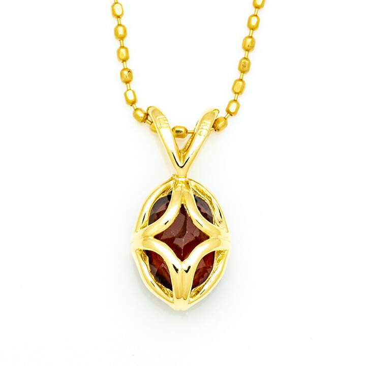 umu -アム- FINE JEWELRY STUIDIOK18 ガーネット ペンダントトップ 「drop」pn0373_u.jpg
