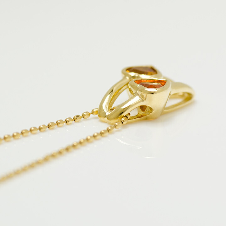 umu -アム- FINE JEWELRY STUIDIOK18 マンダリンガーネット シトリン ペンダントトップ 「amato」pn0377_s.jpg