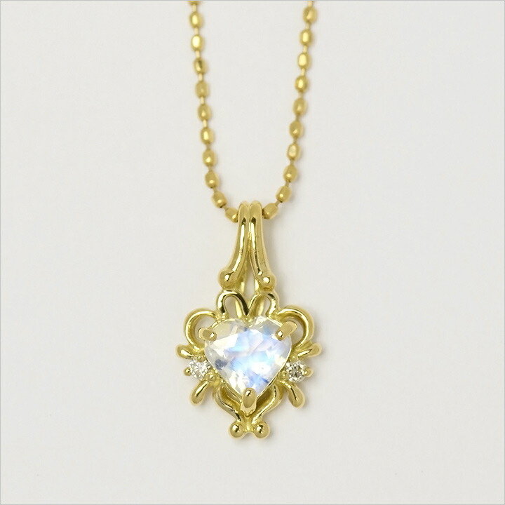 umu -アム- FINE JEWELRY STUIDIOK18 ブルームーンストーン ダイヤモンド ペントップ 「ninfa」pn0391_m.jpg