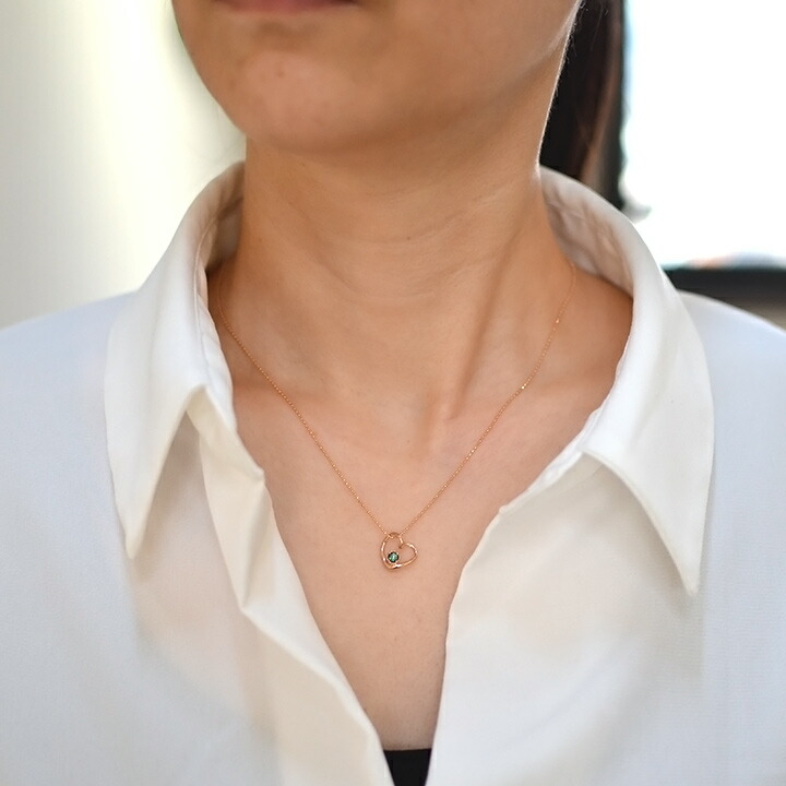 umu -アム- FINE JEWELRY STUIDIOグリーントルマリン ペンダントトップ 「molla」pn0411_i2.jpg