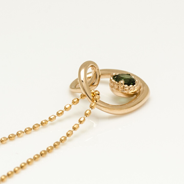 umu -アム- FINE JEWELRY STUIDIOグリーントルマリン ペンダントトップ 「molla」pn0411_s.jpg