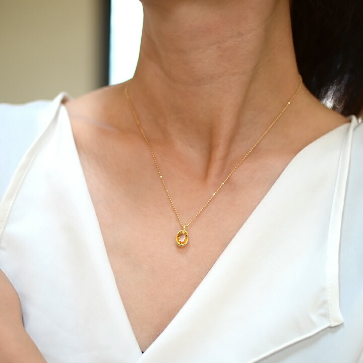 umu -アム- FINE JEWELRY STUIDIOK18 シトリン ペンダントトップ 「ignudo」pn0413_i3.jpg
