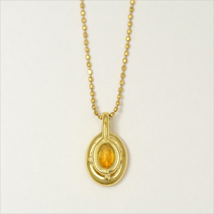 umu -アム- FINE JEWELRY STUIDIOK18 シトリン ペンダントトップ 「ignudo」pn0413_u.jpg