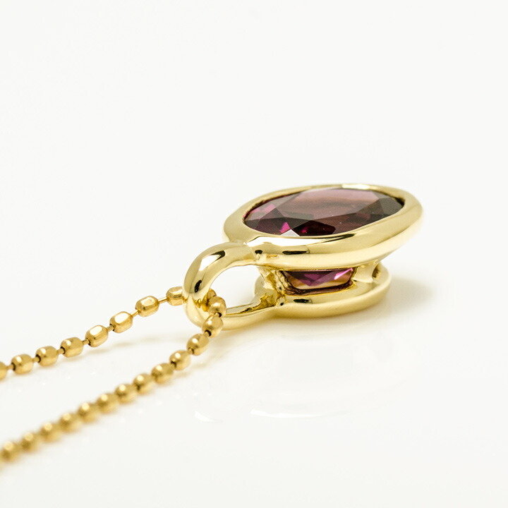 umu -アム- FINE JEWELRY STUIDIOK18 ロードライトガーネット ペンダントトップ 「ignudo」pn0414_s.jpg