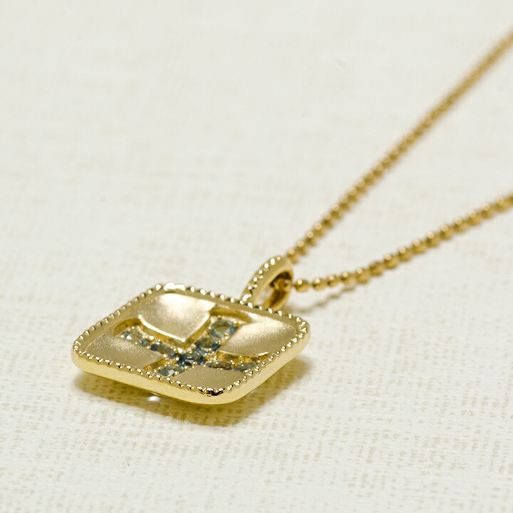 umu -アム- FINE JEWELRY STUIDIOK18 サンタマリアアクアマリン ペンダントトップ 「greco」pn0417_kanban2.jpg